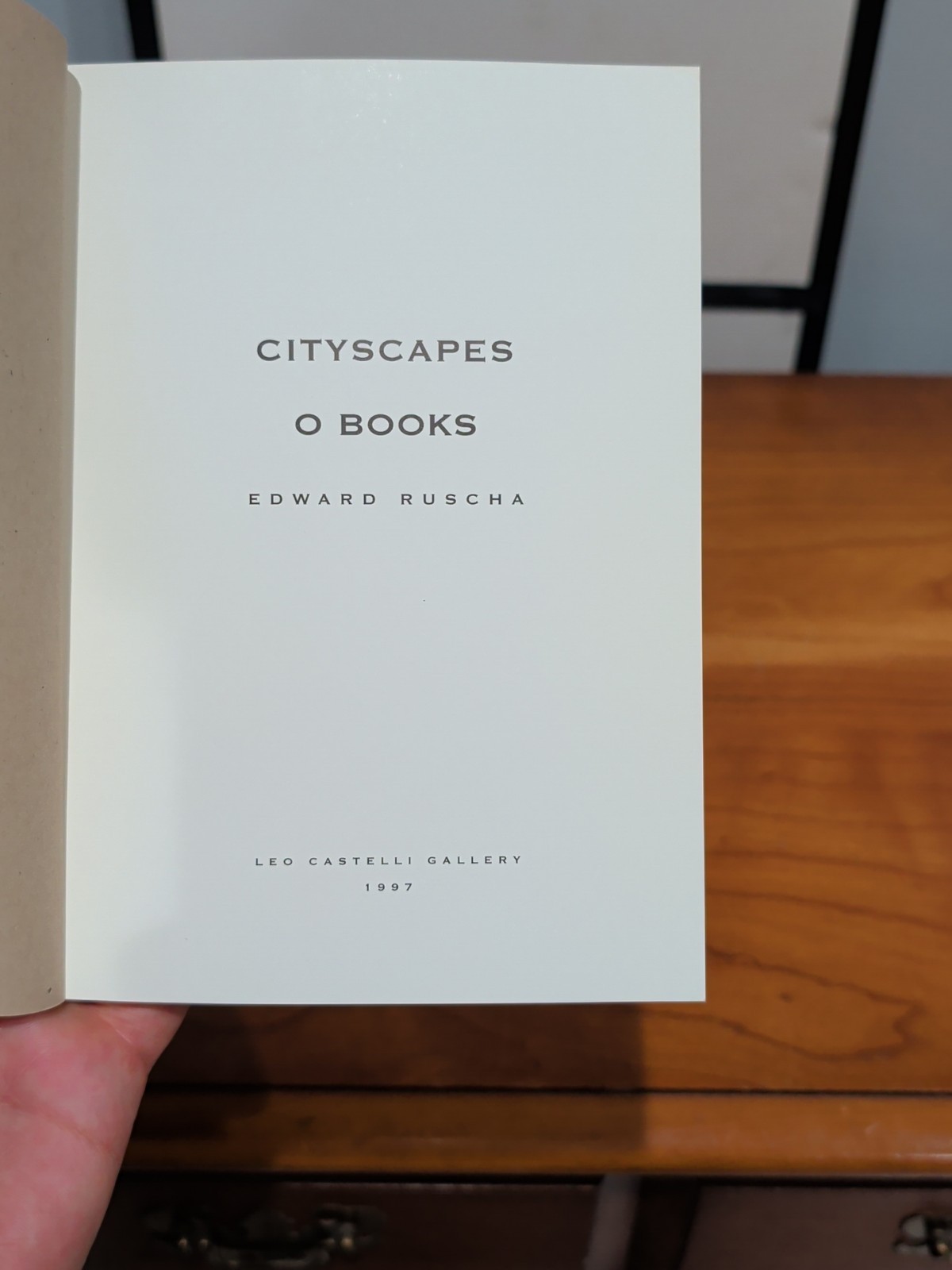 Edward Ruscha CITYSCAPES O BOOKS Limited Edition of 2000 Printed 1997 Fine Art