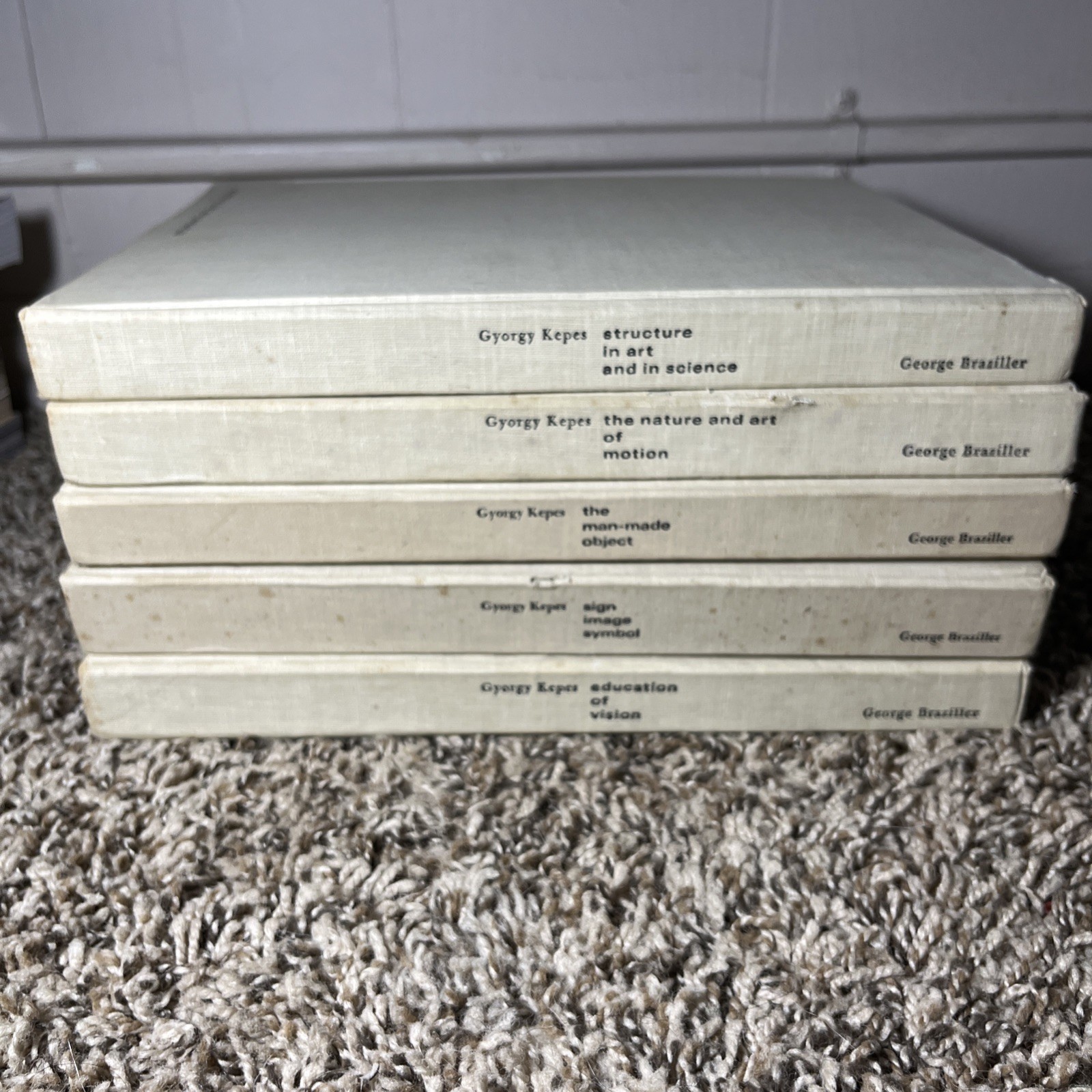 Gyorgy Kepes Vision + Value Book Set – 5 Volumes Nature Structure Art Education