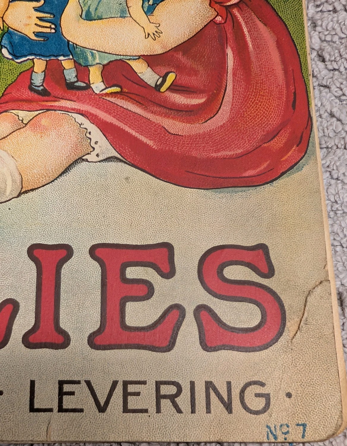 Antique 1916 Polly’s Dollies Book H Brooke Levering Stecher Litho Loose Pages…