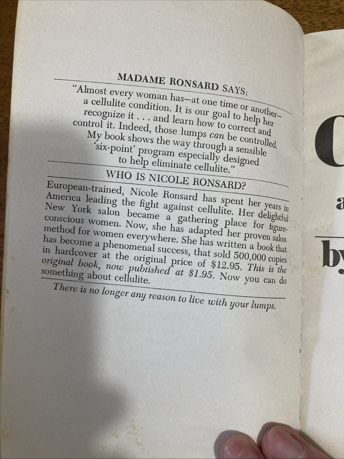 Cellulite: Those Lumps, Bumps And Bulges You Couldn’t Lose Before Book Vtg 1975