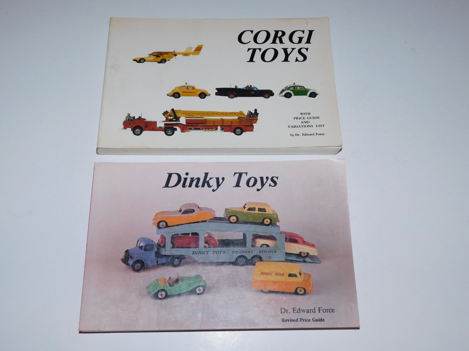 Dinky Toys 1988 + Corgi Toys 1984 by Dr. Edward Force Schiffer Publishing BUNDLE
