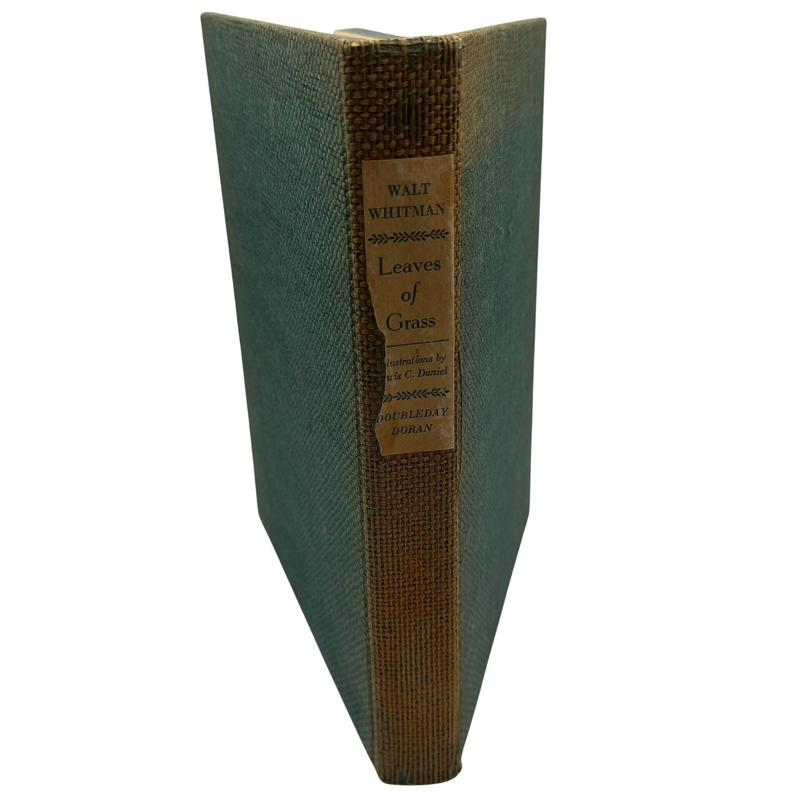 Walt Whitman Leaves of Grass 1940 Doubleday Doran Illustrated Lewis C Daniel HC
