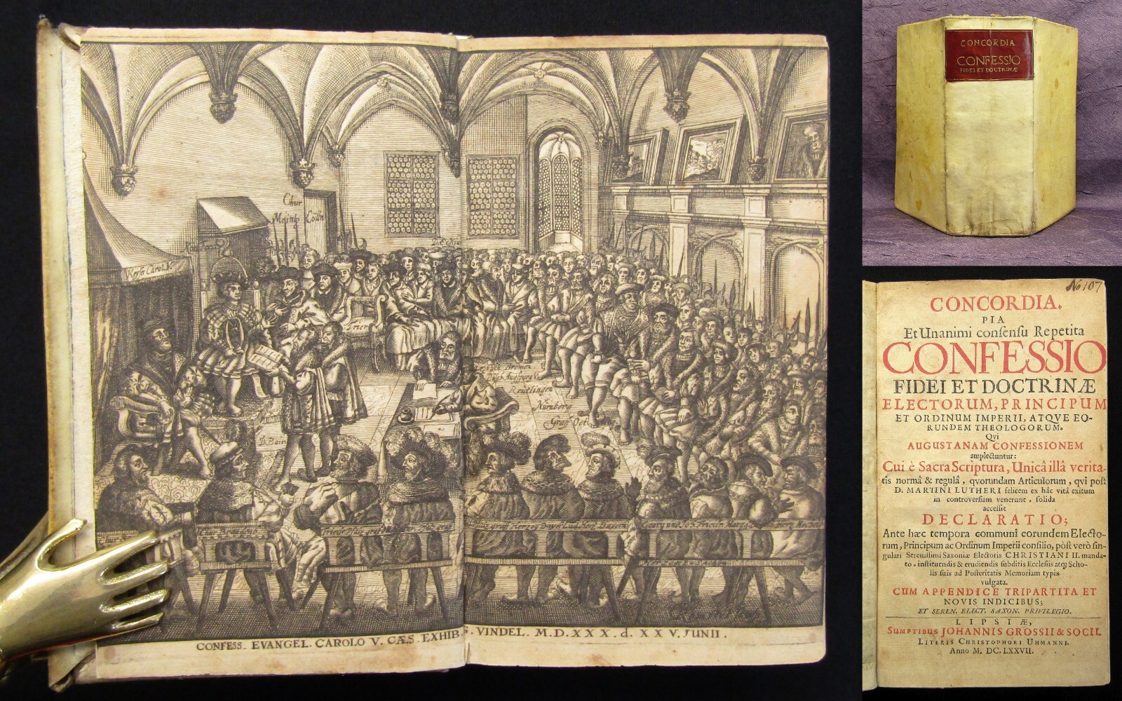 Luther Concordia. Pia Et Unanimi Consensu Repetita Confessio Fidei Et… 1677 js