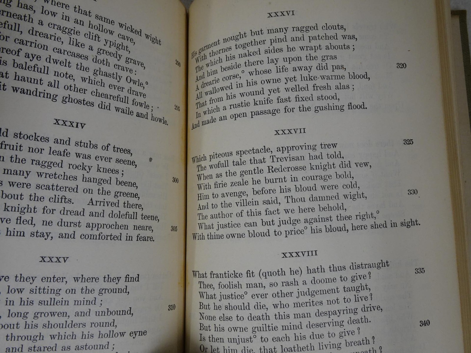 Edmund Spenser’s The Faerie Queene Book 1 1908 MacMillan w Introduction & Notes