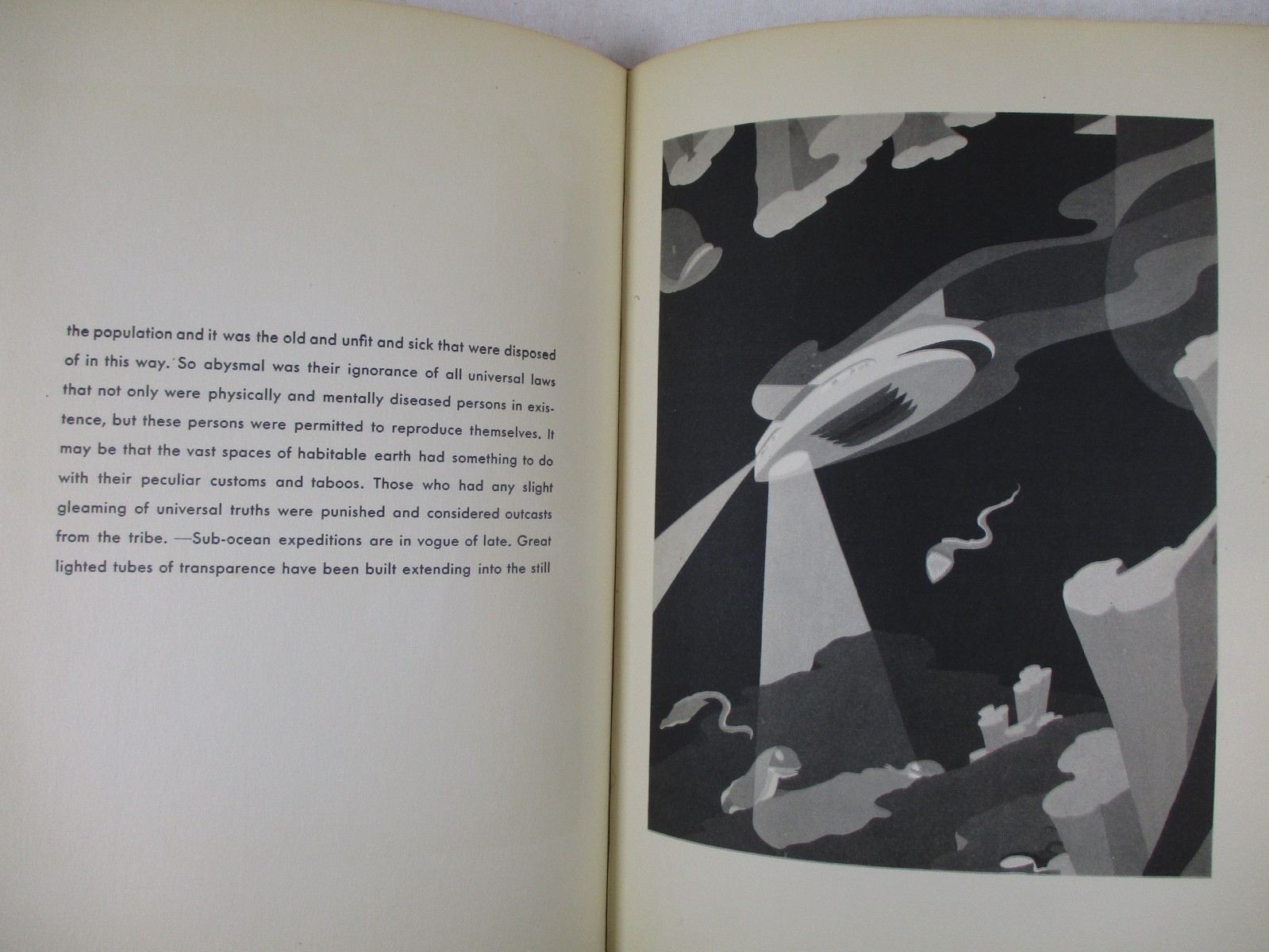 1st ED “Ultimo: Imaginative Narration” John & Ruth Vassos 1930 E.P. Dutton HC