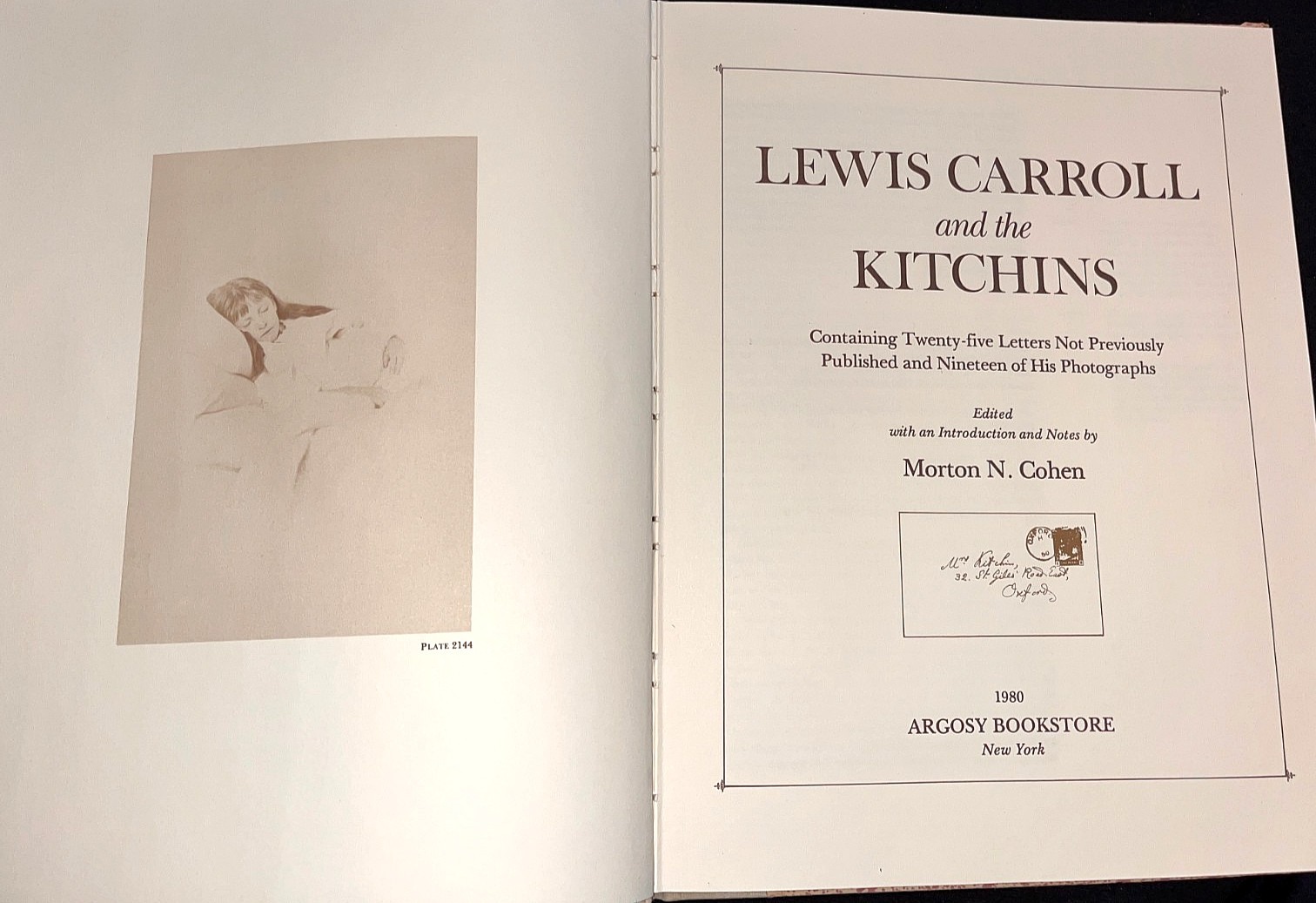 Lewis Carroll and the Kitchins – SPECIAL SIGNED EDITION – 1980