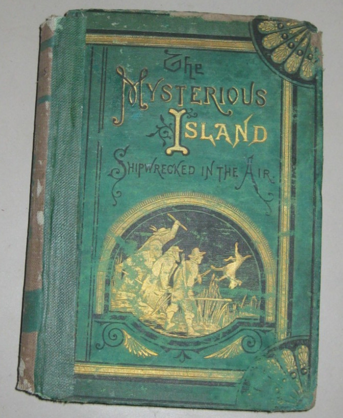 The Mysterious Island Shipwrecked in the Air – Jules Verne, 1875 42 illus.
