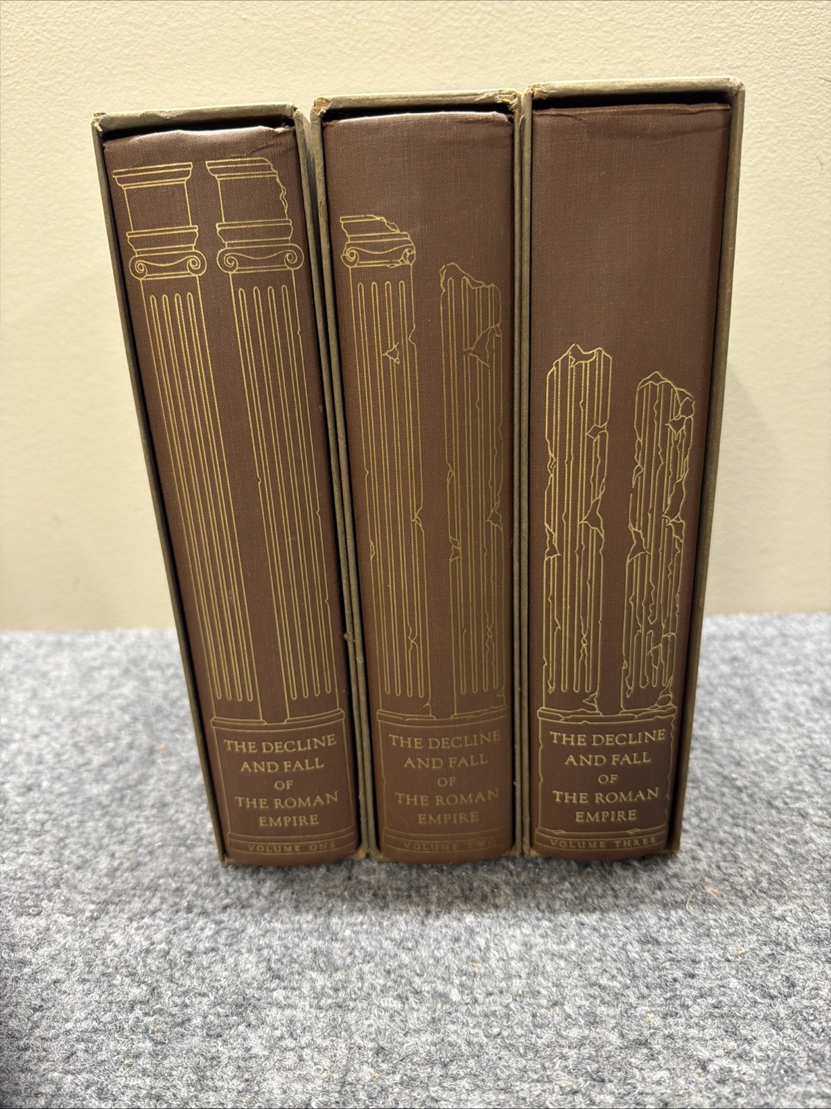 The Decline and Fall of the Roman Empire by Edward Gibbon 1946 Slipcase Vintage
