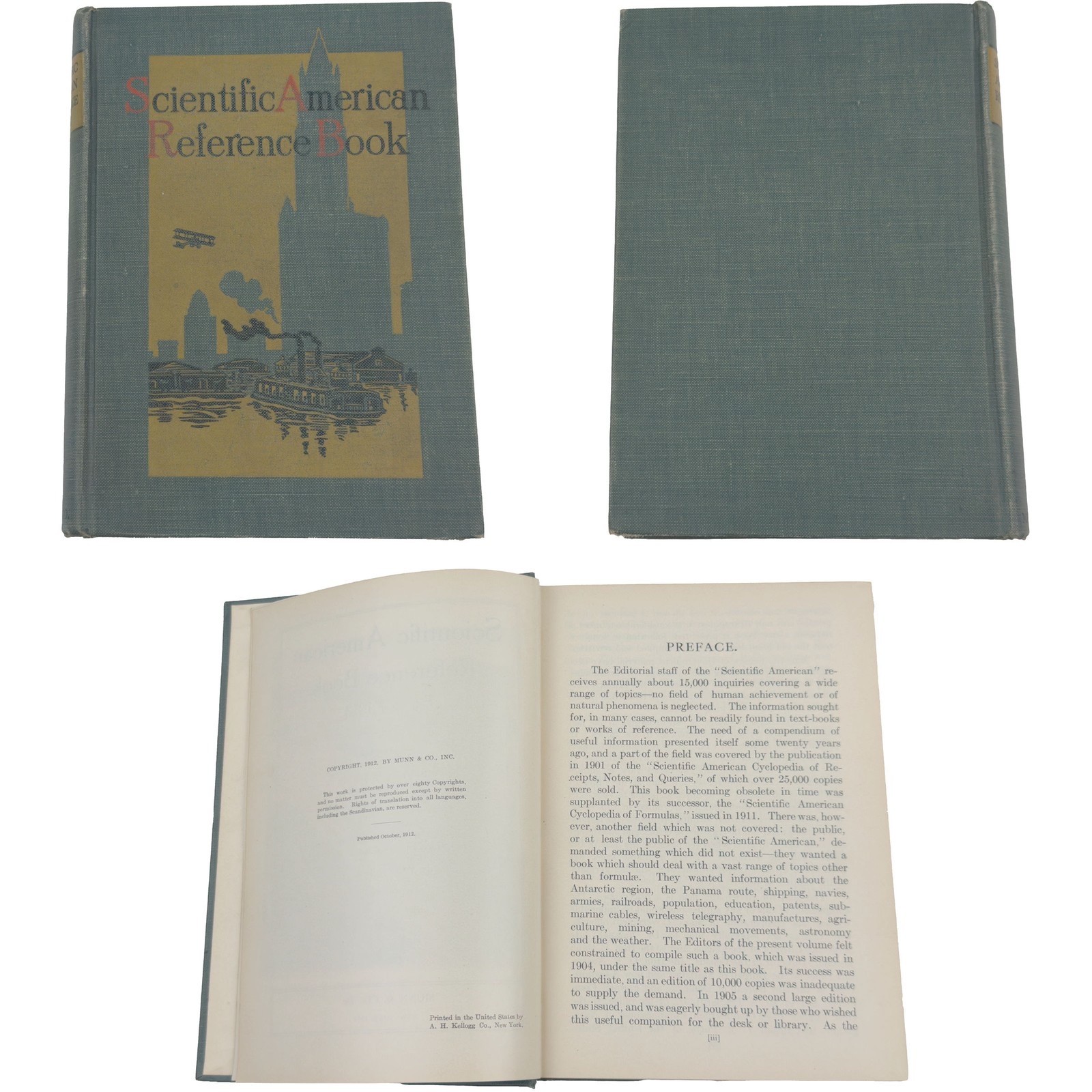1913 Scientific American Reference Book — Hopkins & Bond — Illustrated