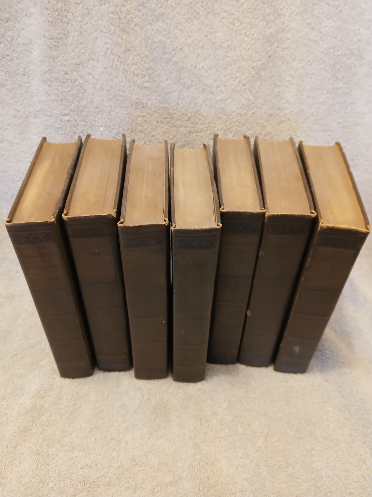 LEO TOLSTOY Selected Works 7 vol Scribner’s 1922 edition