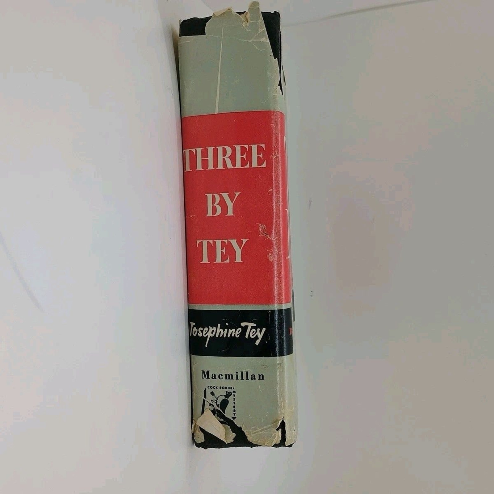 THREE BY TEY by Josephine Tey 1954 HC/DJ Vintage Mystery – Miss Pym Disposes +