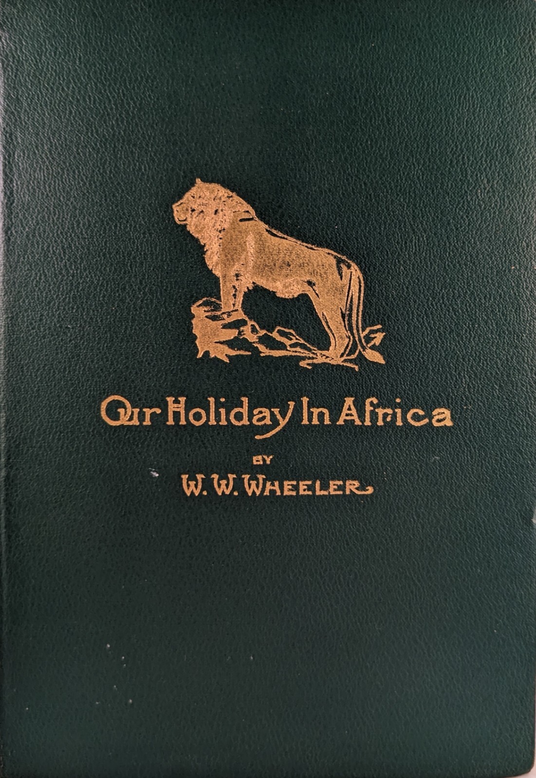 Our Holiday in Africa by W.W. Wheeler; Florida; history; collectible; antique