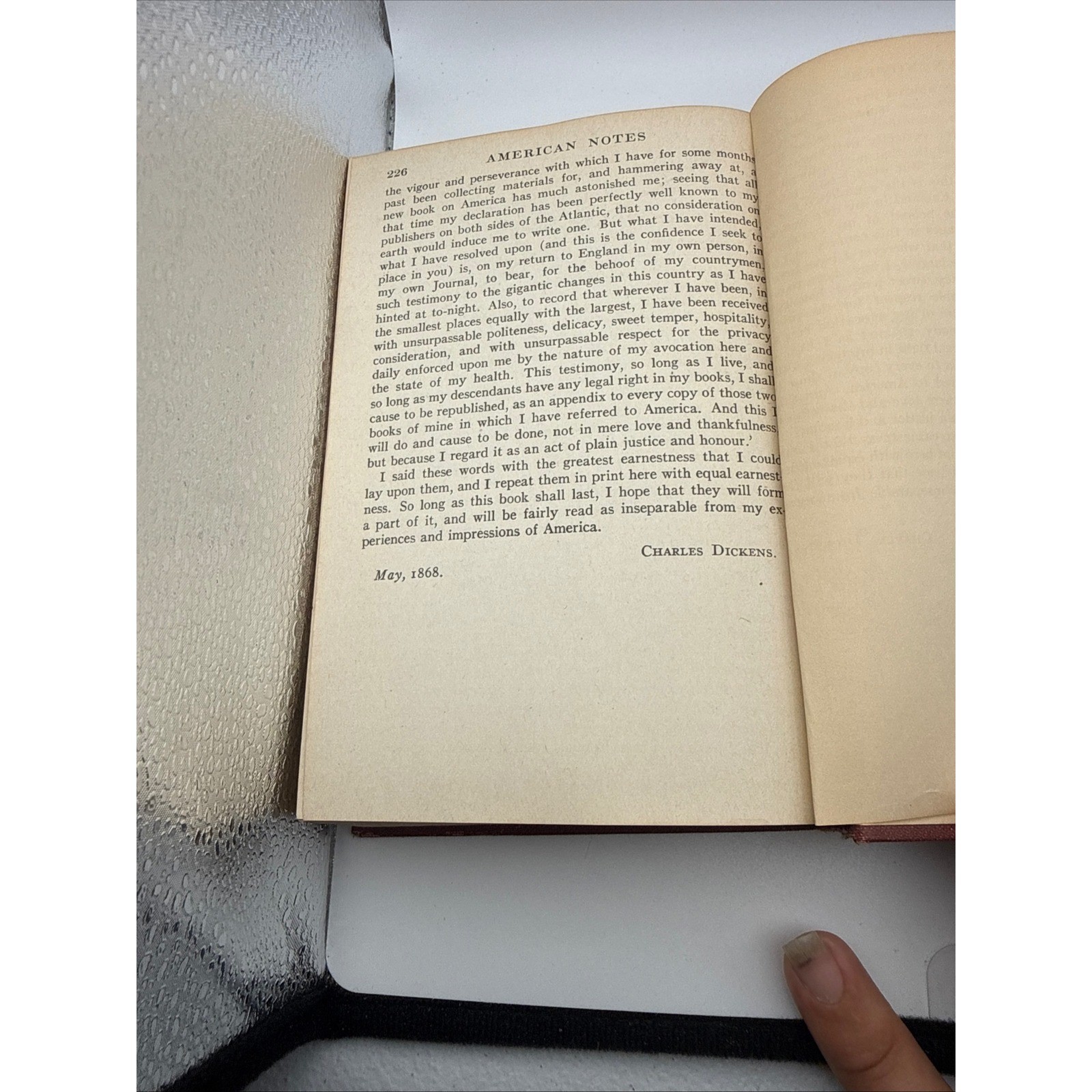 Charles Dickens A Christmas Carol American Notes Cleartype Edition Vol III Book