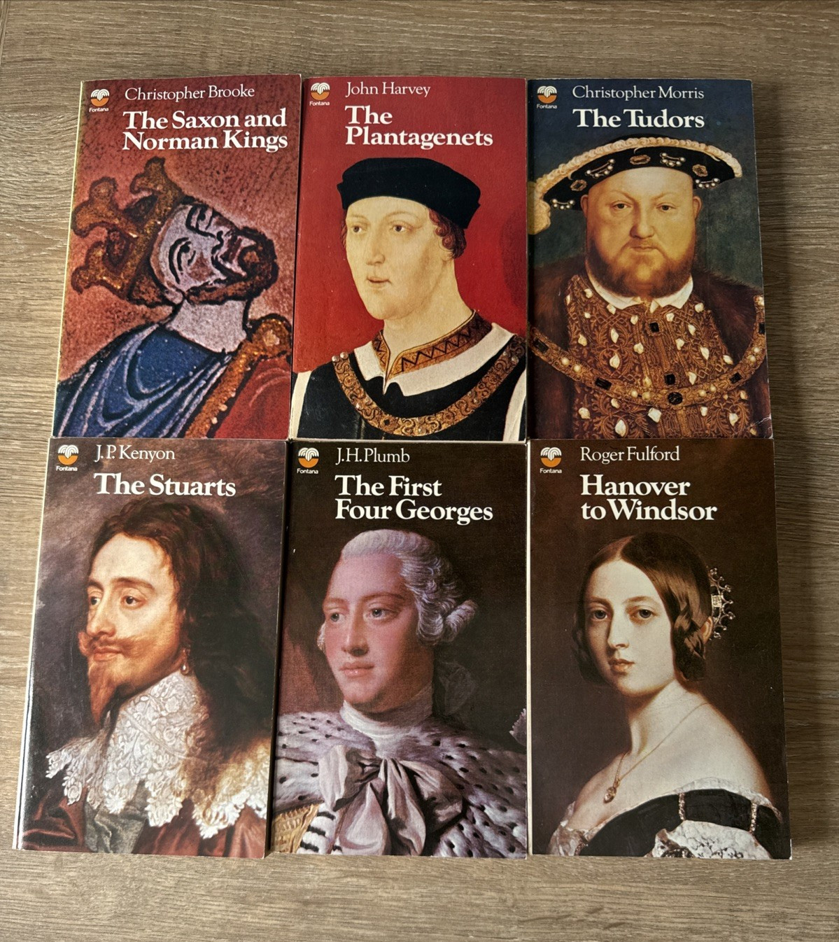 The British Monarchy Box Set Fontana Vintage Plantagenets Tudors Paperback