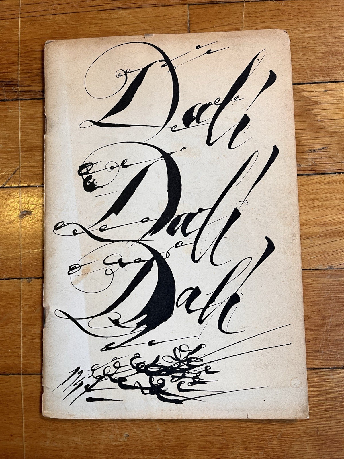 New Paintings by Salvador Dali Bignou Gallery New York 1947 Exhibit Program