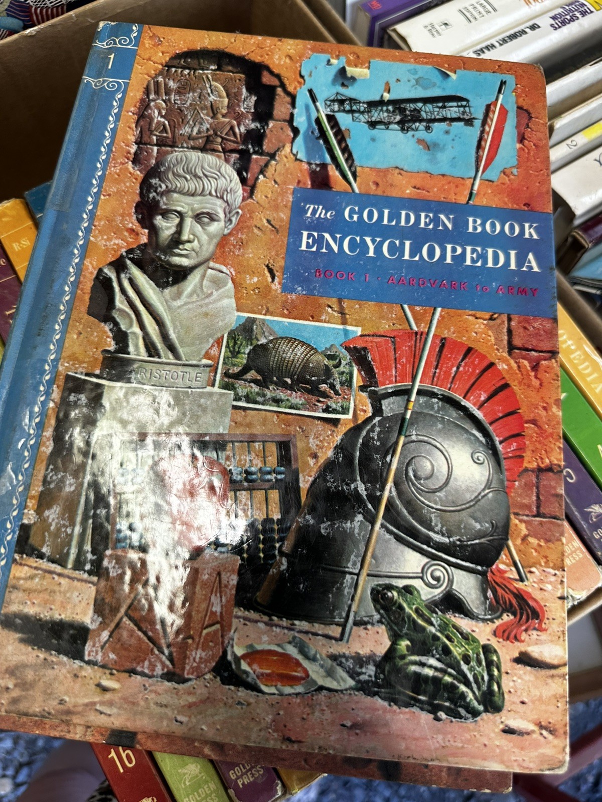 Vintage The Golden Book Encyclopedia Set Complete Volumes 1-16 1960 & 61 EX