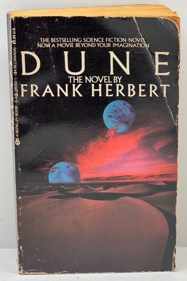 Dune Frank Herbert 1984 Vintage Paperback Berkley 35th