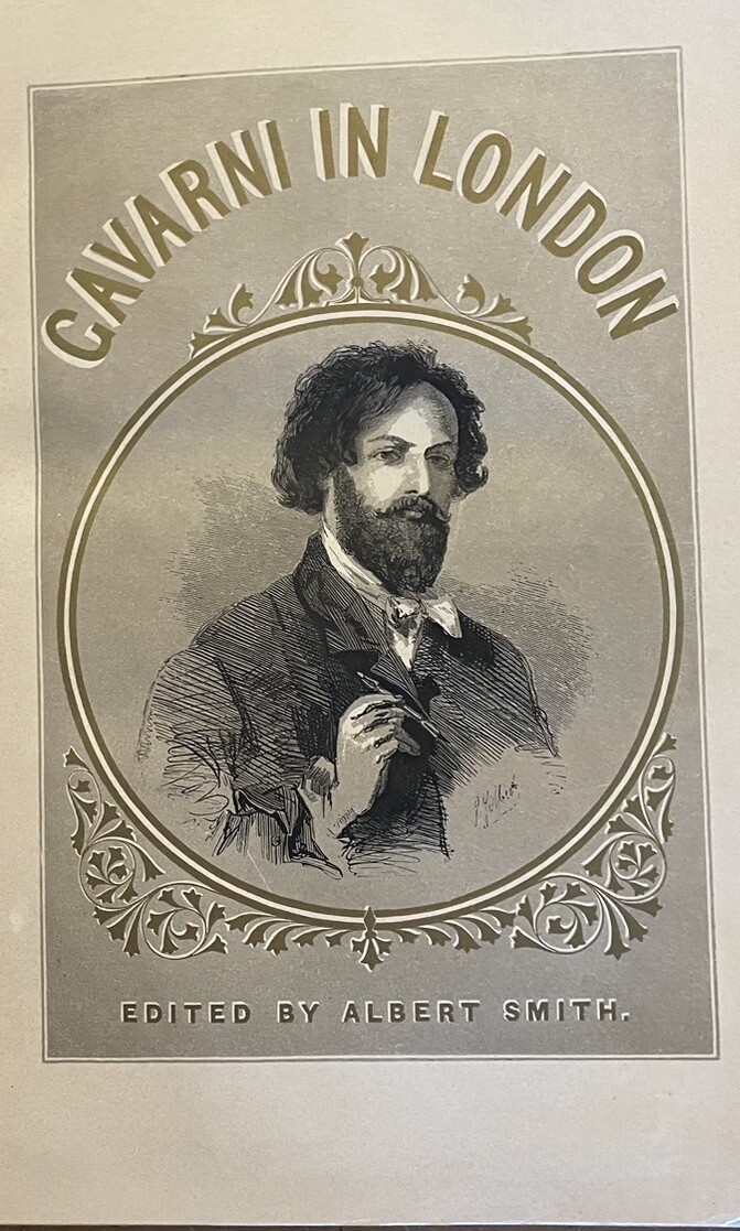 Gavarni In London David Bogue, London 1849 First Ex Libris Mott Gunther