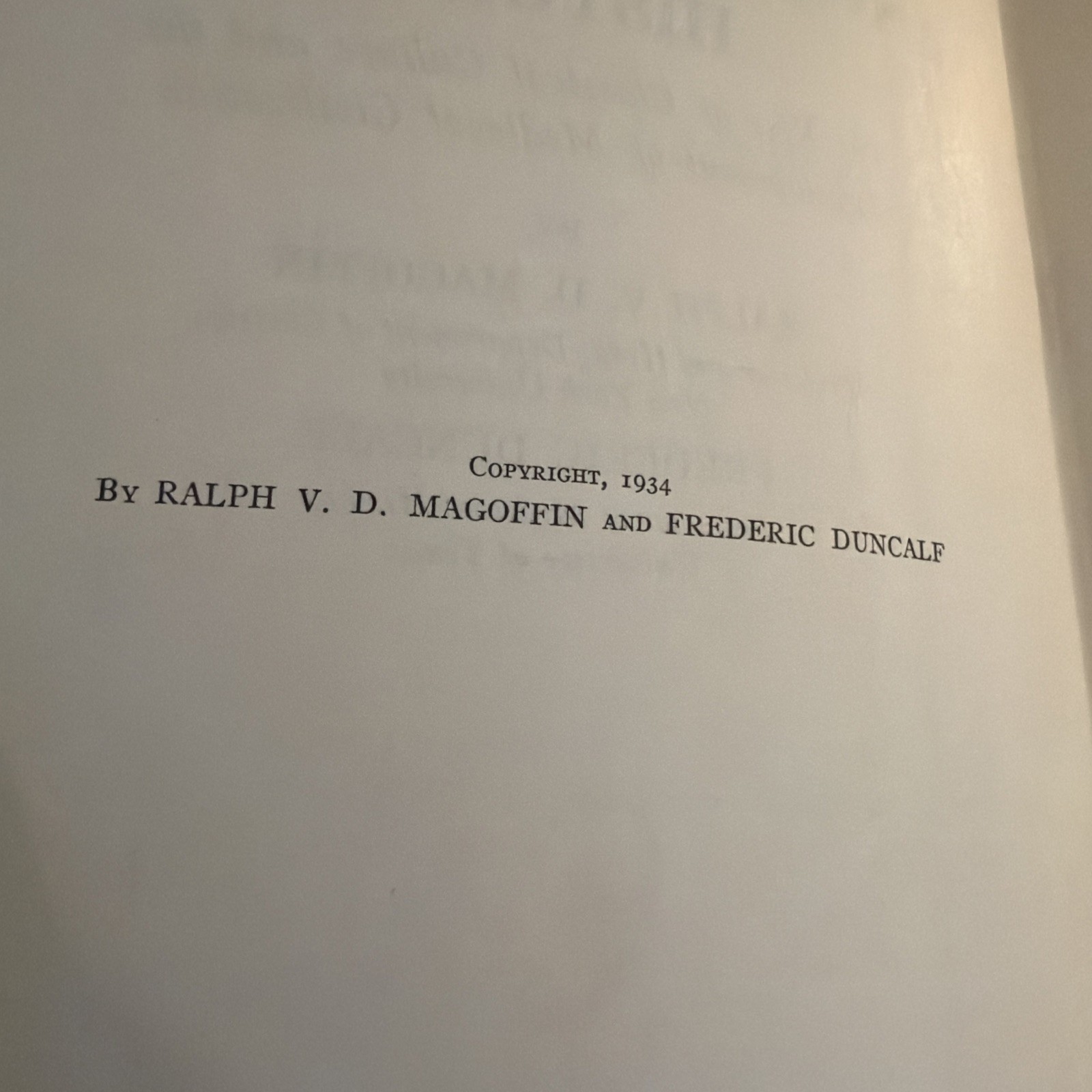Vintage Ancient + Medieval History Book Magoffin Duncalf HC 1st Ed No DJ