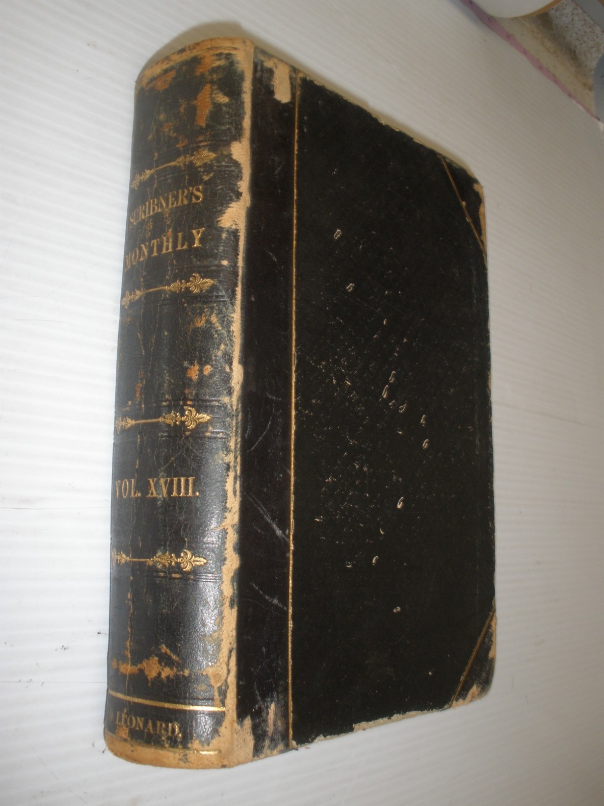 ANTIQUE Scribner’s Monthly – Bound Vol 18 May 1879-Oct 1879 / ILLUSTRATED 952 pg
