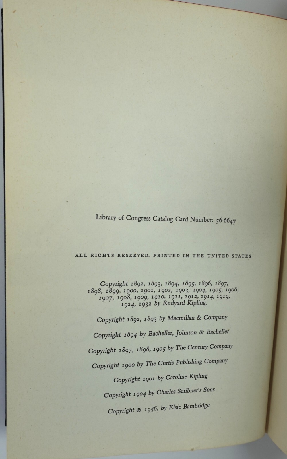 Kipling by John Beecroft Vol. 2 Illustrated by Richard M. Powers Hardback 1956