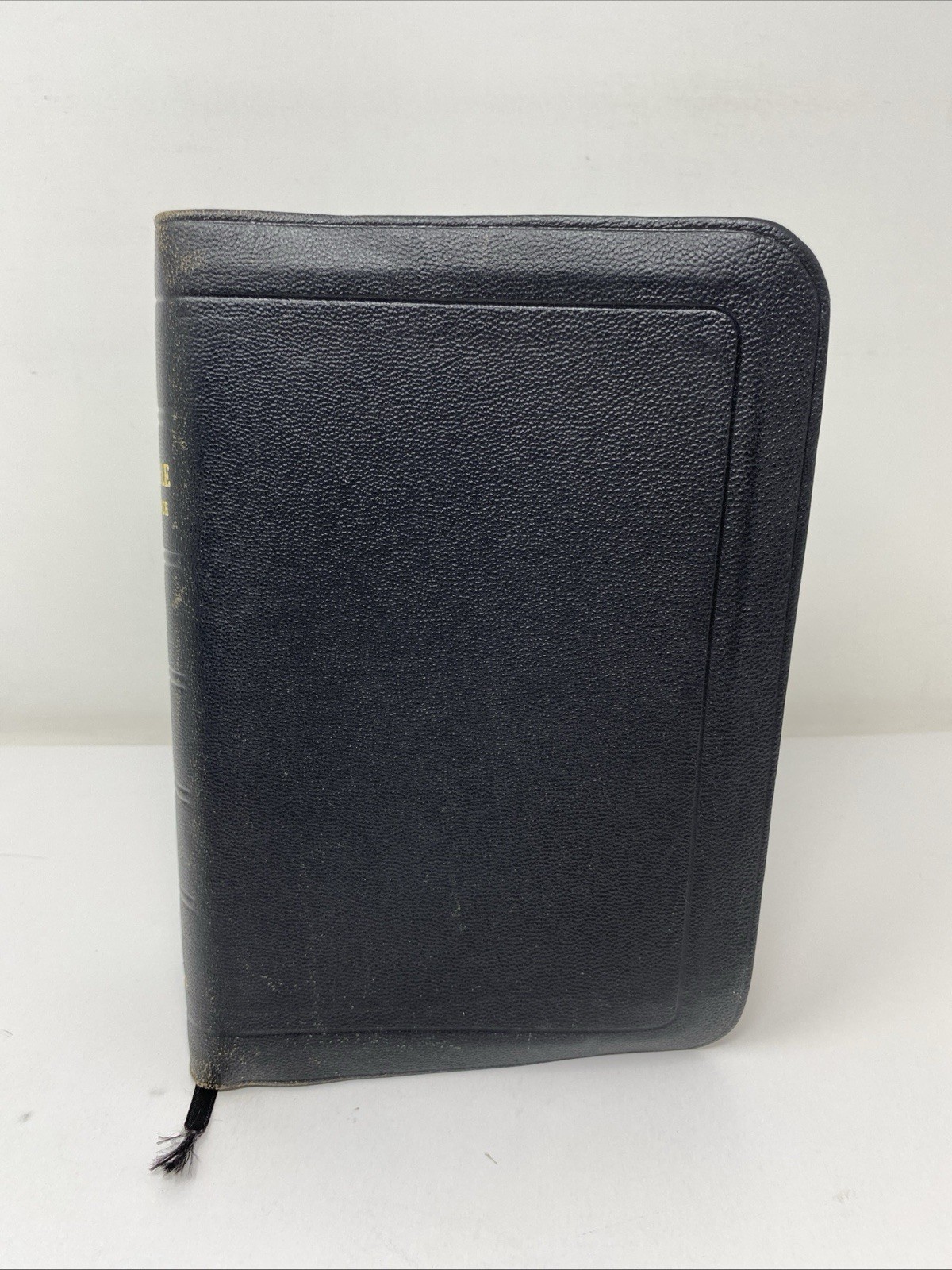 Vintage 1950s Thomas Nelson Pronouncing Holy Bible KJV Black Leather Concordance