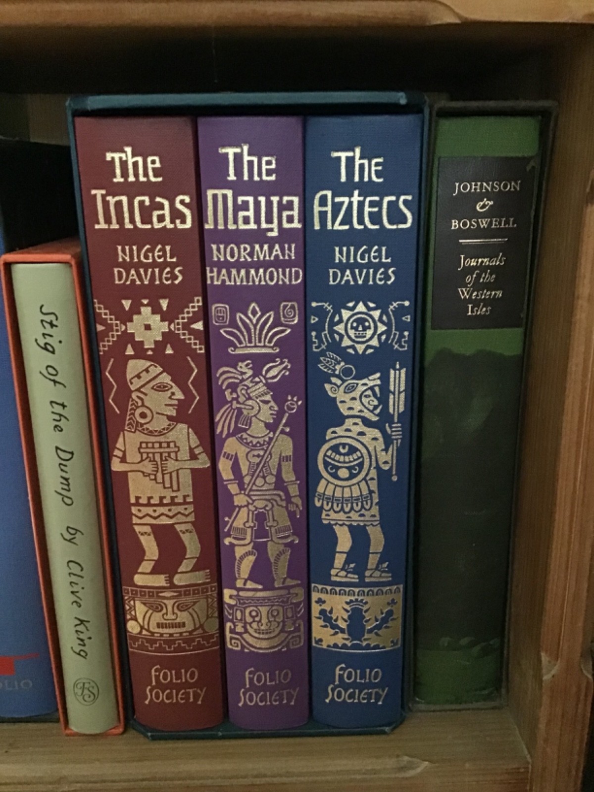Folio Society Empires Of Early Latin America. 3Vol Set Aztecs Maya Incas History