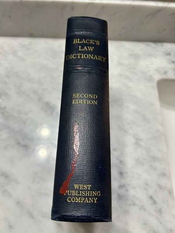 Rare 1910 Second Edition Blacks Law Dictionary Stellar Condition Book Campbell