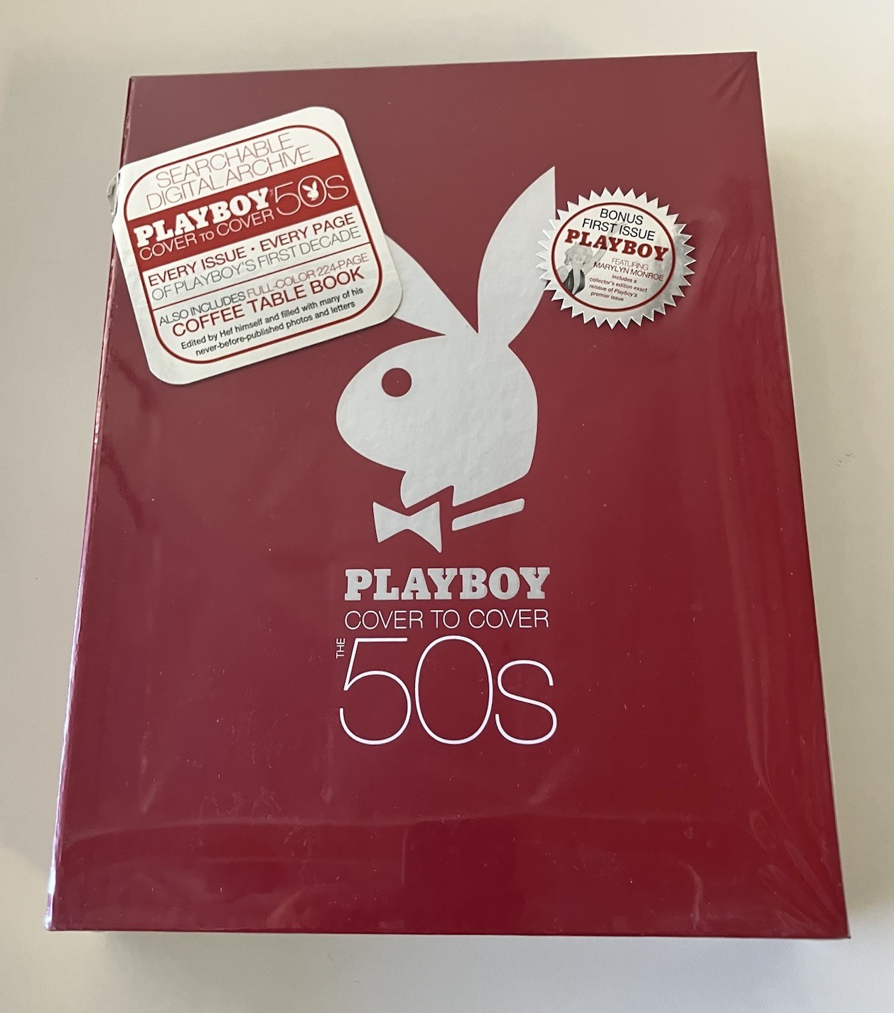 Playboy Cover to Cover the 50’s Book Magazine & Digital Archive NEW SEALED