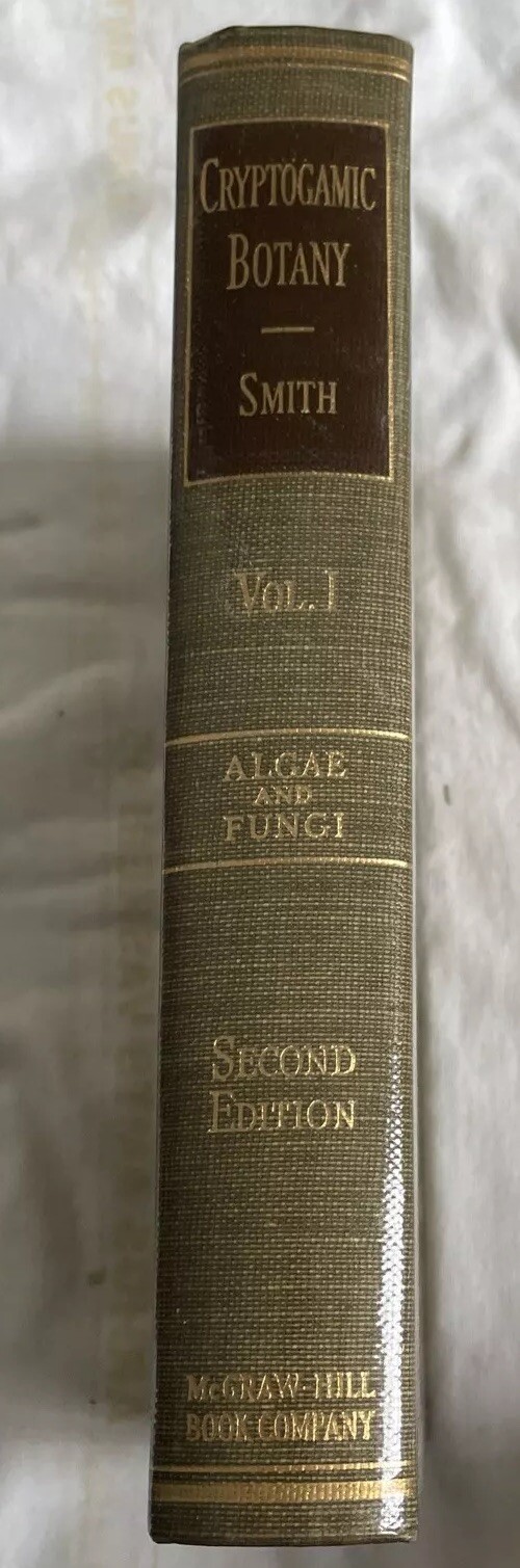 Cryptogamic Botany Vol I Gilbert M Smith 1955 Hardback Antique IDLB