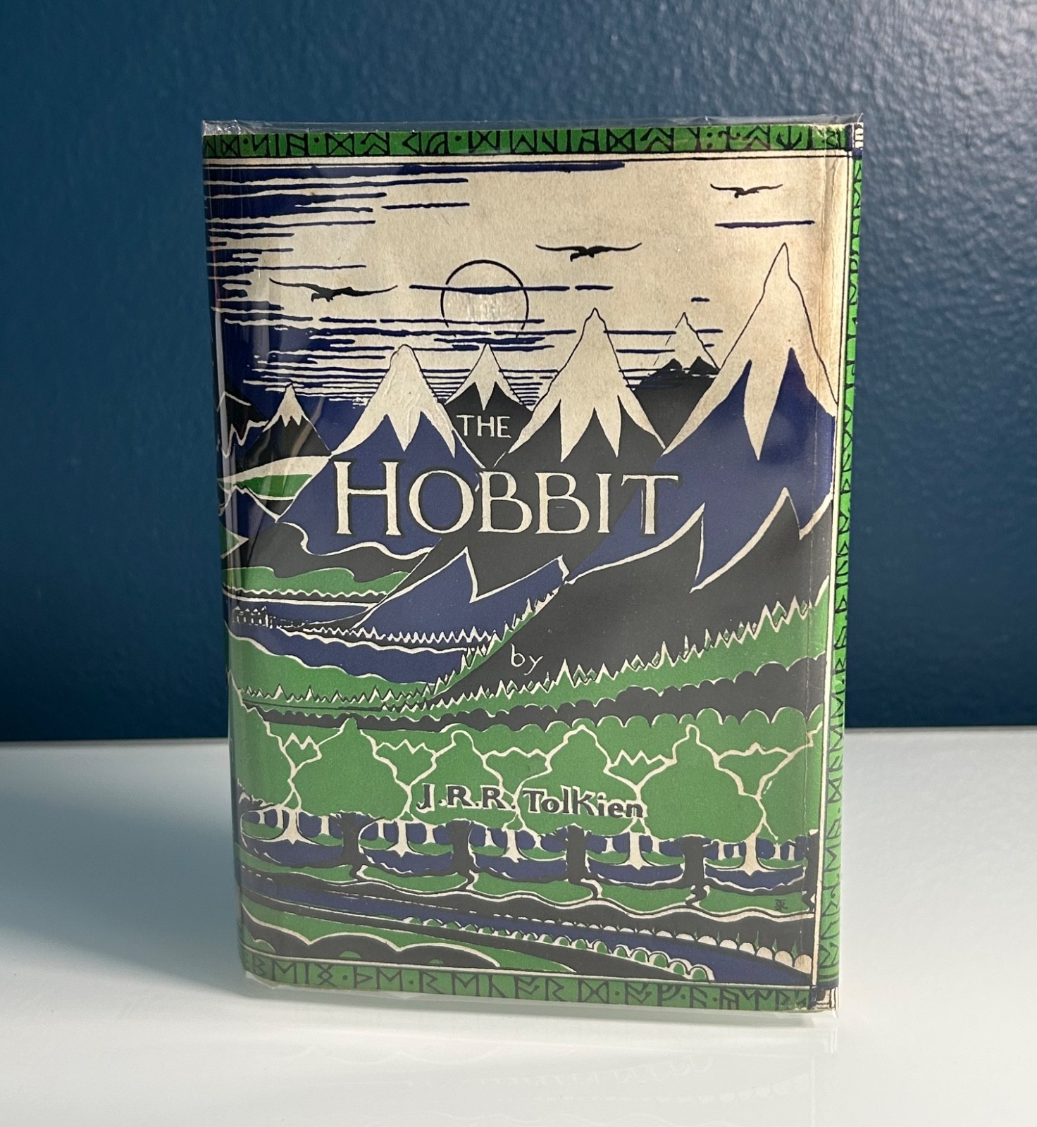 The Hobbit by J.R.R. Tolkien, Second Edition, 15th Printing Original Dust Jacket