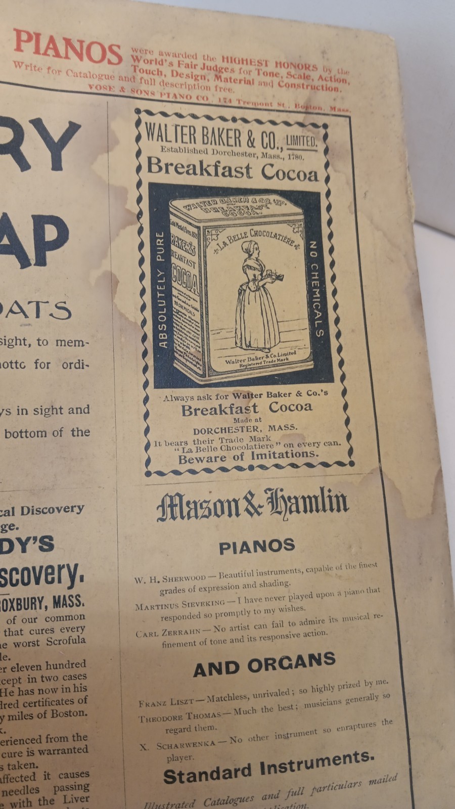 1896 NEW ENGLAND Magazine Nice Illustrations & Ads, Nov. 416 Pages
