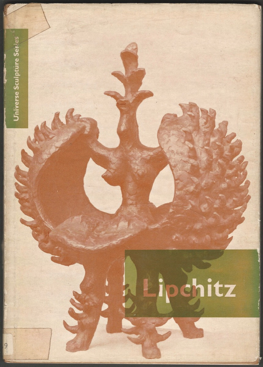 Jacques Lipchitz Modern French Cubist Sculptor 1959 Art Artist Monograph