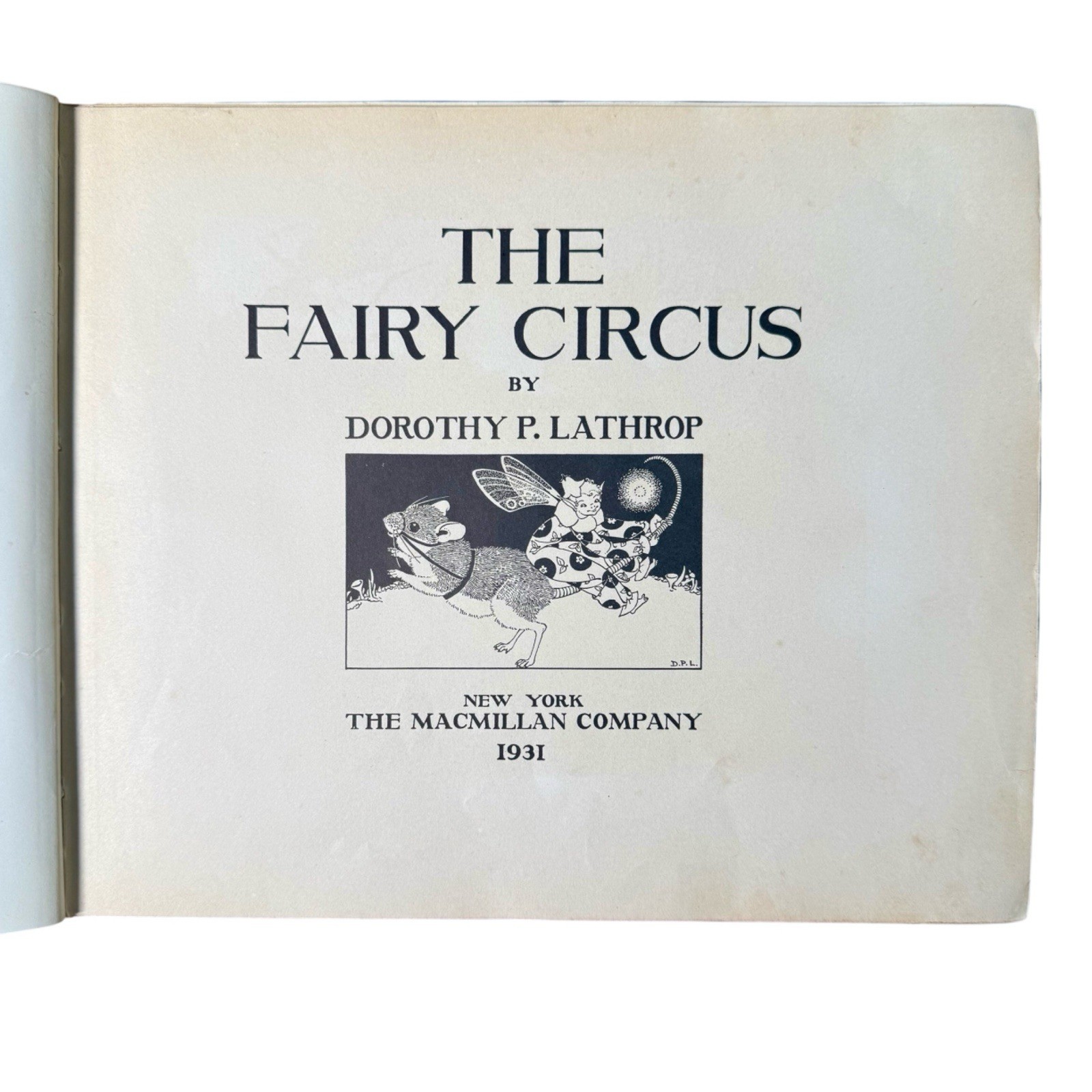 1931 THE FAIRY CIRCUS 1st Ed. Vintage Children’s Hardcover Book | READ
