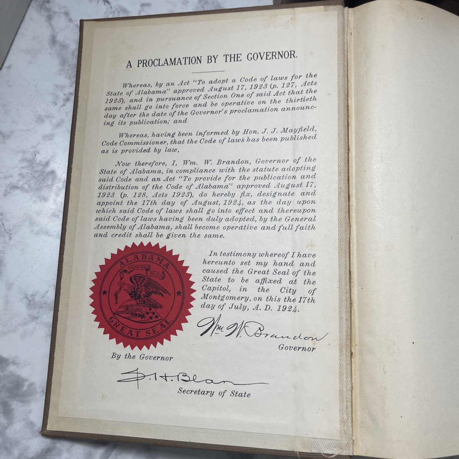 CODE OF ALABAMA 1923 CIVIL Complete 4 Vol Set Foote & Davies Rare Legal History