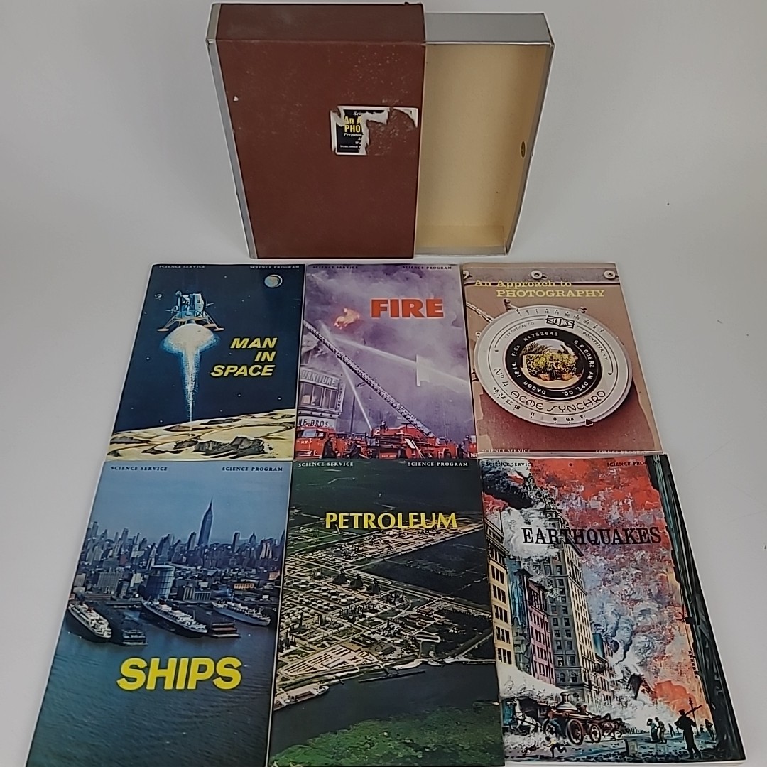 6 Vintage Science Service Science Program Books Nelson Doubleday, Inc 1968