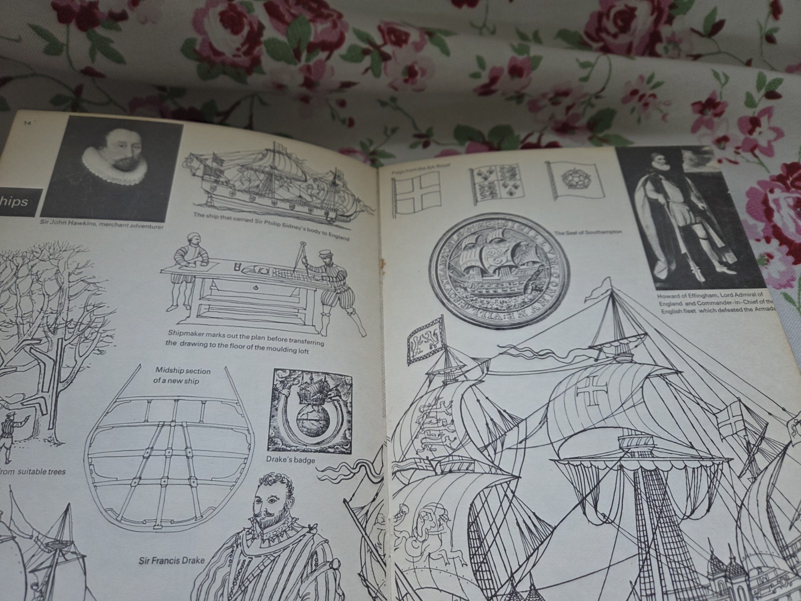 Vintage ‘Picture Reference Elizabethans’ Soft Back Book 1969 Brockhampton Press