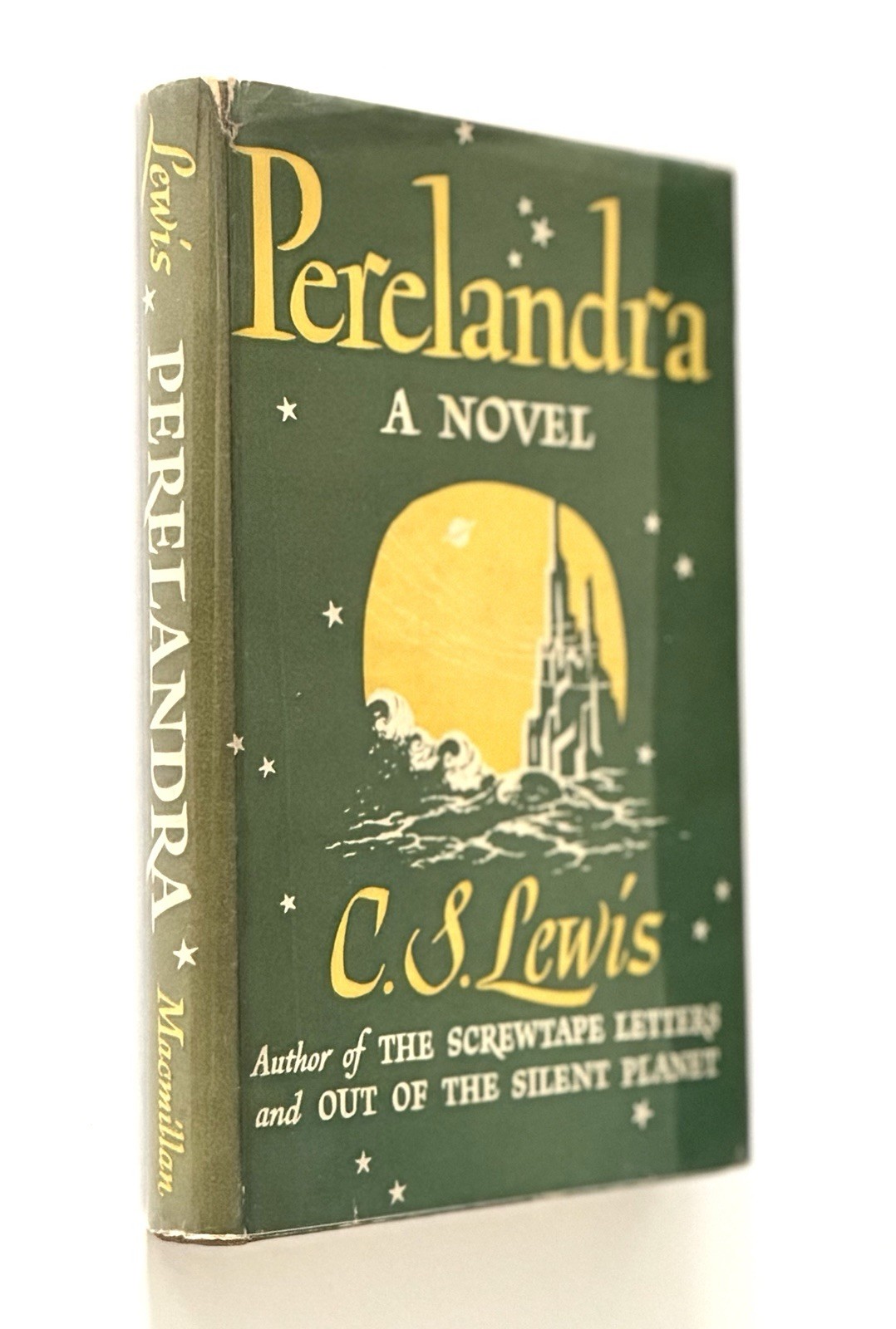 C.S. Lewis Perelandra 1944 First Edition w/ Dust Jacket Ransom Trilogy Rare