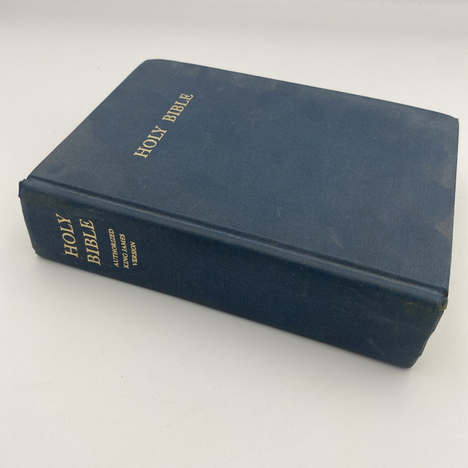 Vintage KJV HOLY BIBLE Self Pronouncing New Topaz Standard HC Oxford Press