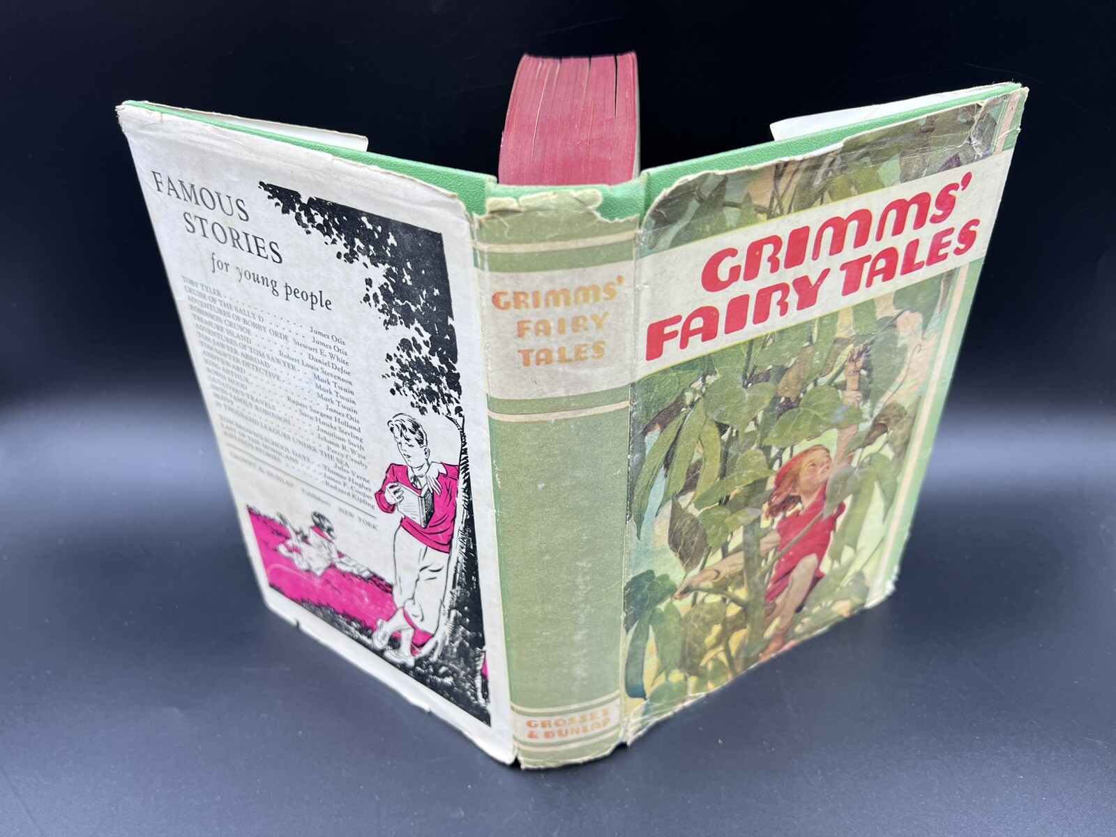 ANTIQUE 1ST. Edition GRIMM’S FAIRY TALES Hardcover with Dust Cover