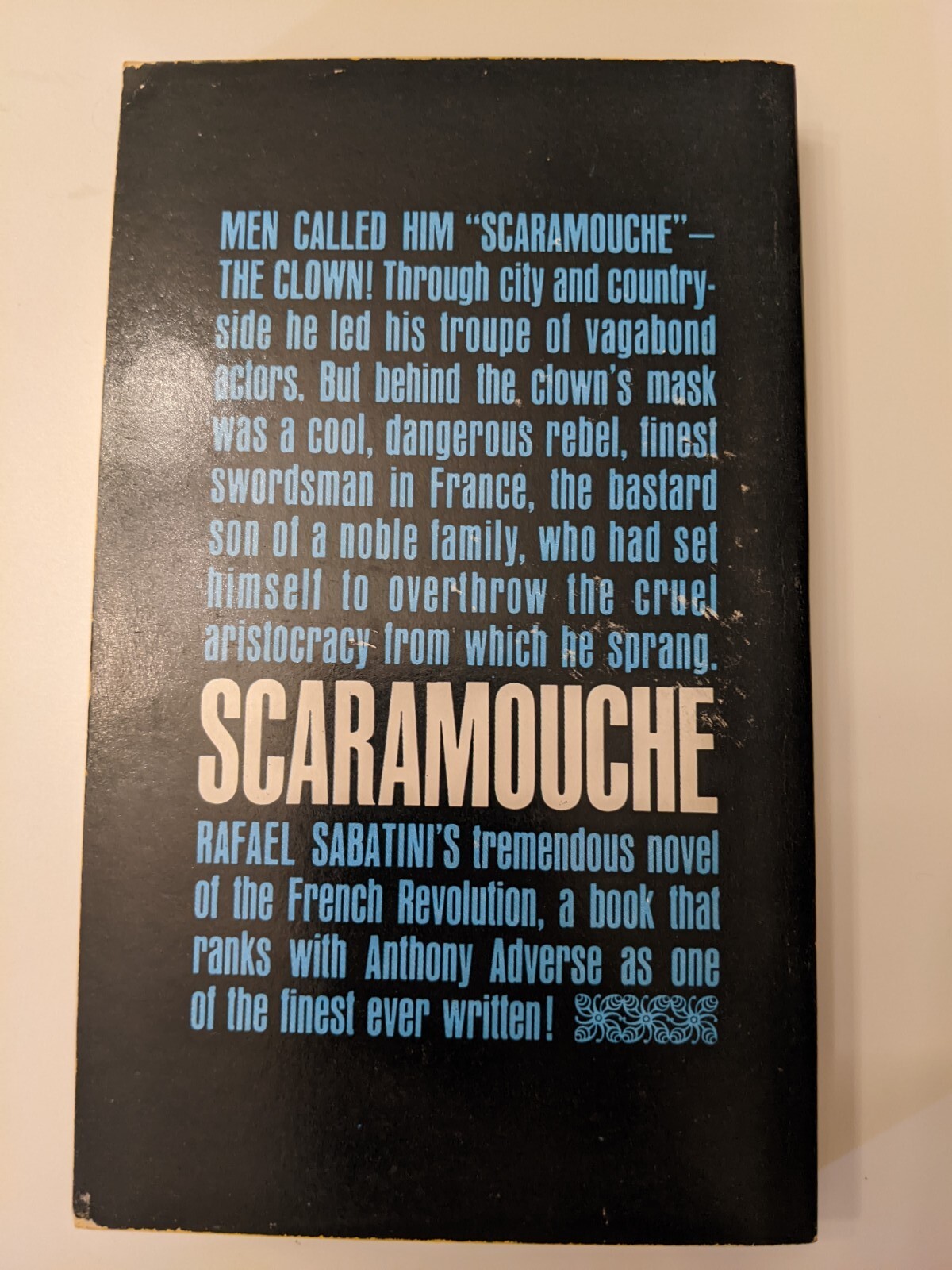Rafael Sabatini SCARAMOUCHE Bantam Books 1961 6th printing