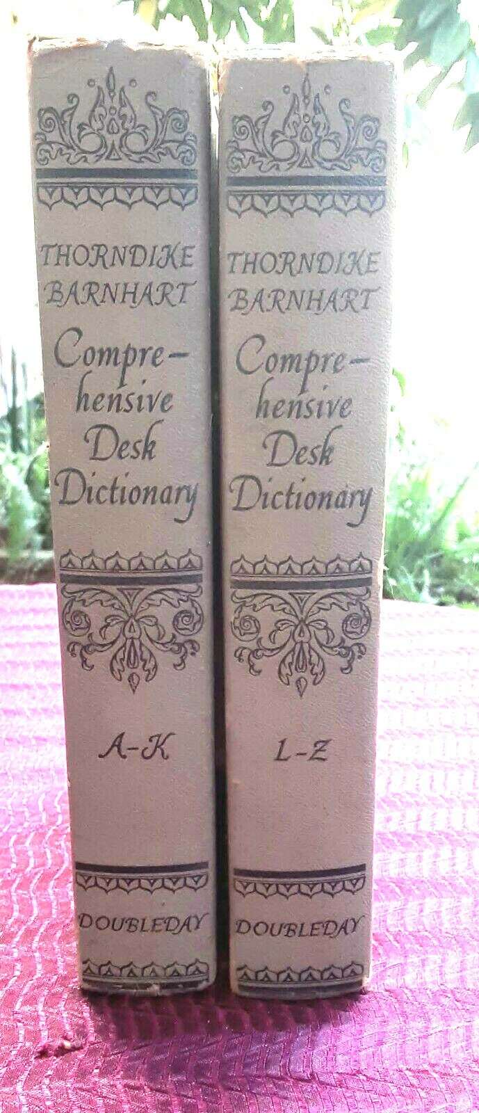 THORNDIKE-BARNHART COMPREHENSIVE DESK DICTIONARY IN 2 VOLUMES