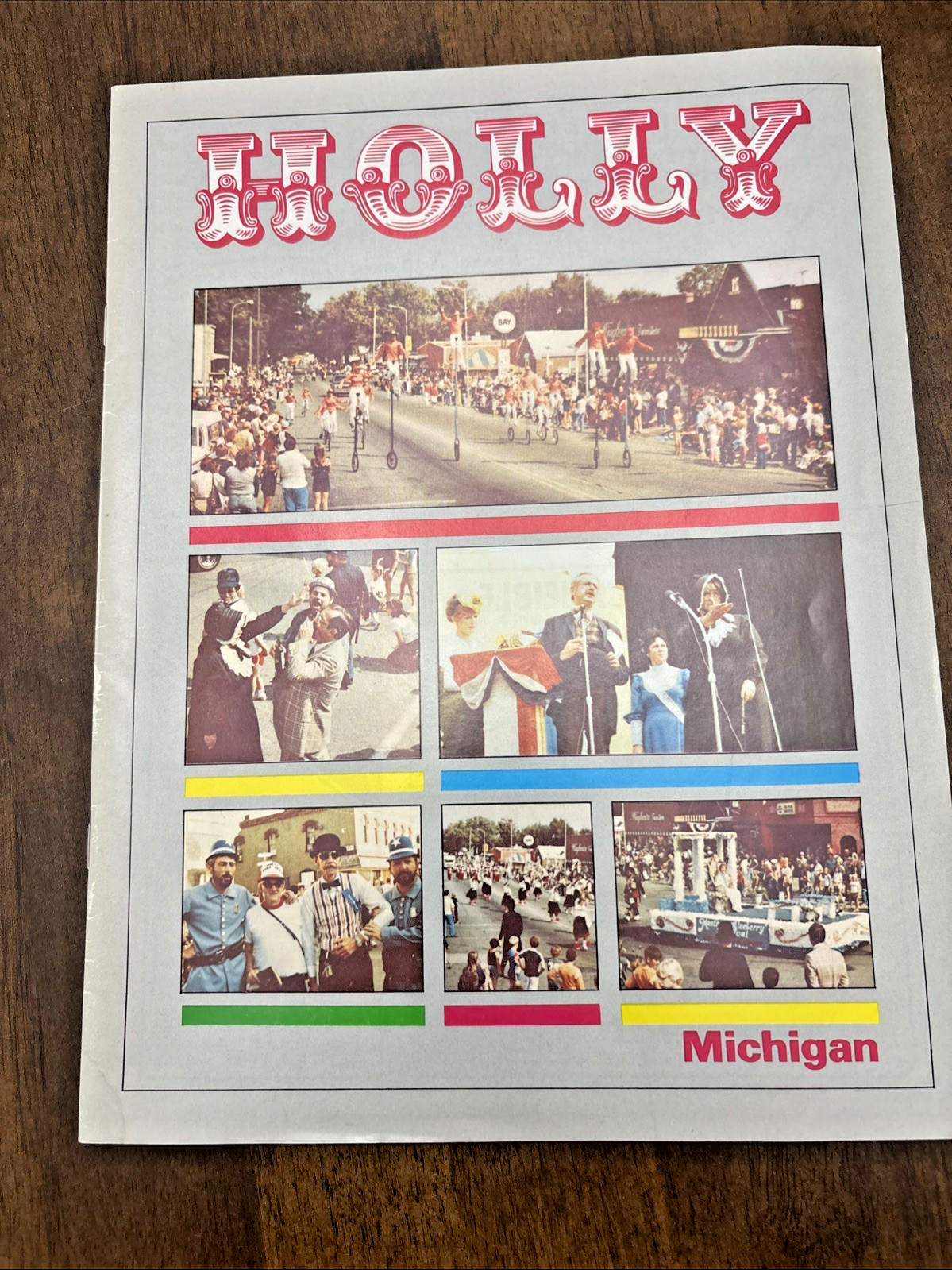 Holly Michigan 1985 Chamber of Commerce Publication Book 32 Pages History Info