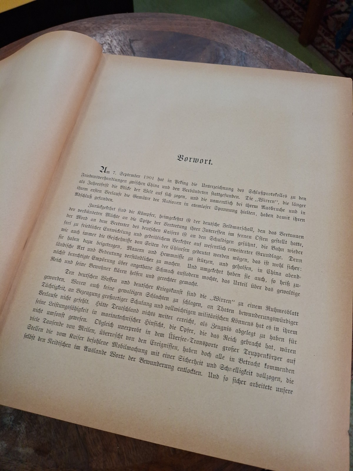 1900 CHINA ILLUSTRATED CIVIL & MILITARY HISTORY antique FOLIO in GERMAN