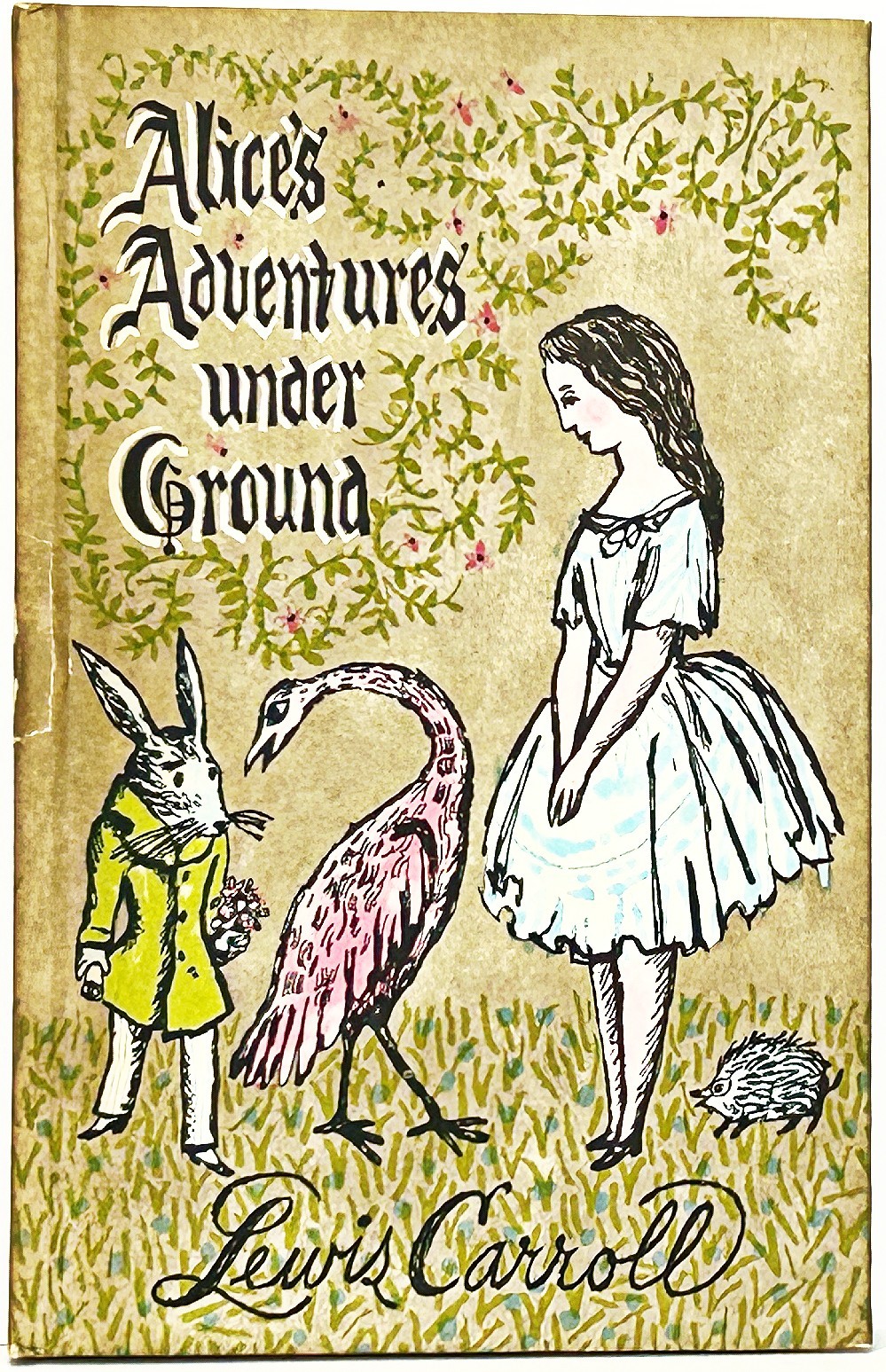 mcm ALICE IN WONDERLAND Rare ADVENTURES UNDERGROUND Illustrated by LEWIS CARROLL