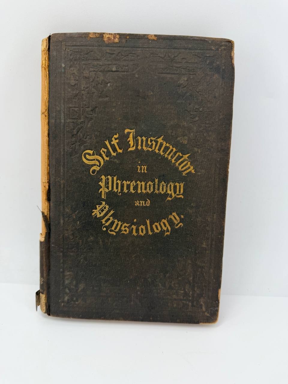 1857 Illustrated Self-Instructor in Phrenology & Physiology HC Fowler Antique Bo