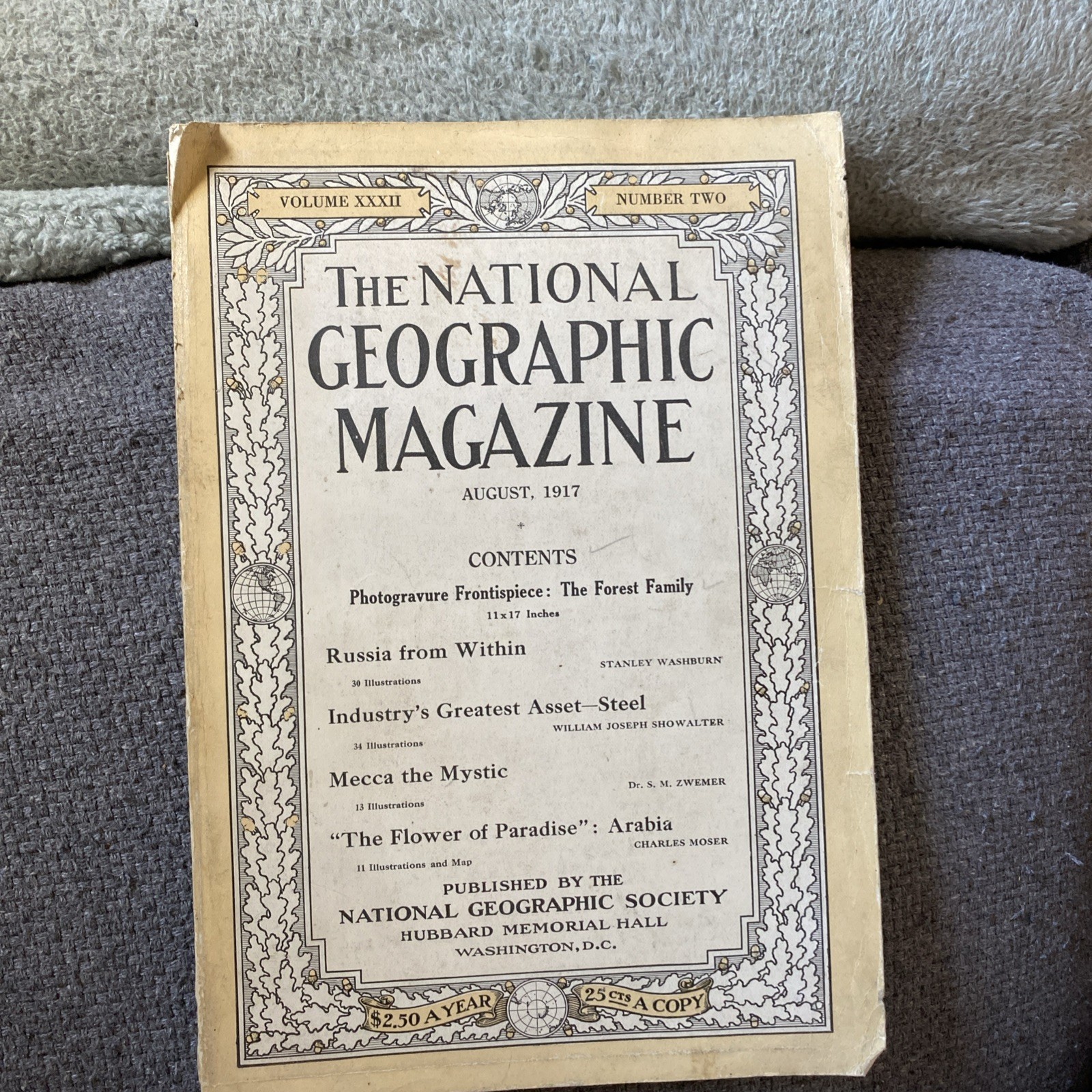 The National Geographic Magazine August 1917 Volume XXXII Number Two Illustrated