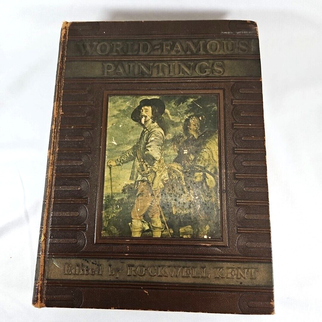 World Famous Paintings 1939 Edited by Rockwell Kent First Edition, Hardcover HC