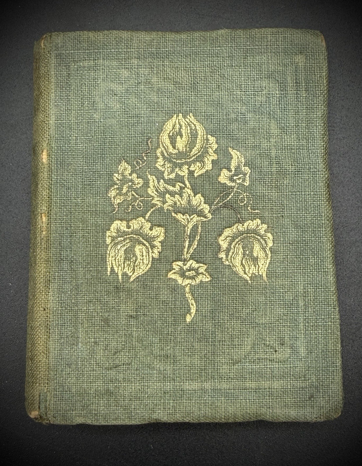 Antique Miniature Book 1857 Daily Food for Christians Hand Written Devitionals