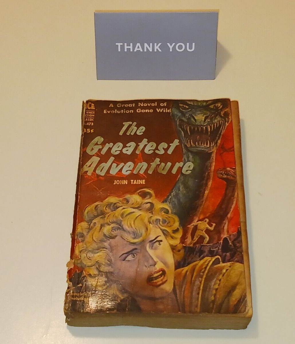 The Greatest Adventure by John Taine Ace D-473 Paperback 1960 Vintage Rare
